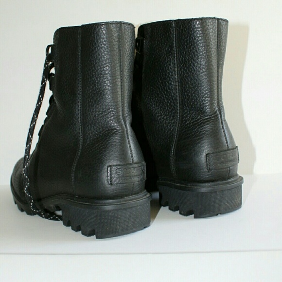 Sorel Shearling Tongue Waterproof Leather Boots - Picture 5 of 8